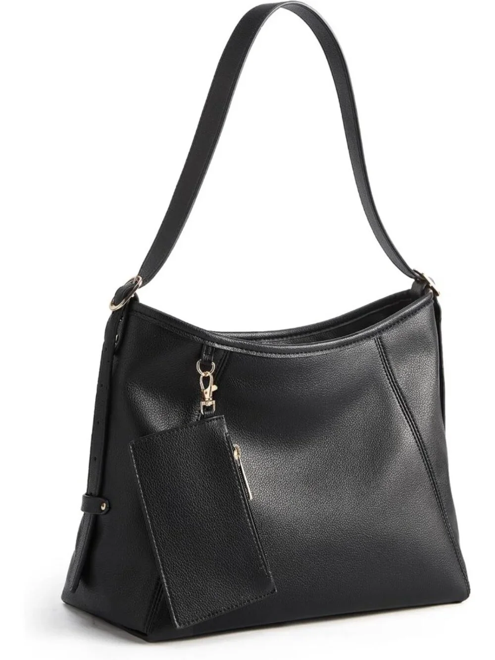 Stylish PU Leather Hobo Bag for Women | Multi-Pocket Crossbody Tote Handbag